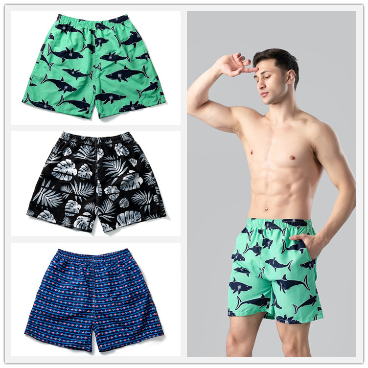 2022 beach pants men's sports shorts casual pants quick-drying beach pants wholesale DIY cross-border summer explosions