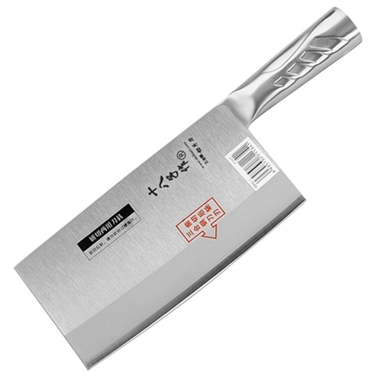 Cuchillo de chef para cortar carne, cuchillo para picar en el hogar, cuchillo de doble propósito, herramienta de cocina forjada a mano.