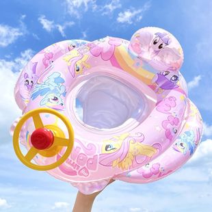 Cartoon Series Children's Swimming Ring Thickeneded Cotton Base Ring Baby Inflatable Floating Ring Armpit Ring Learning Swimming Equipment