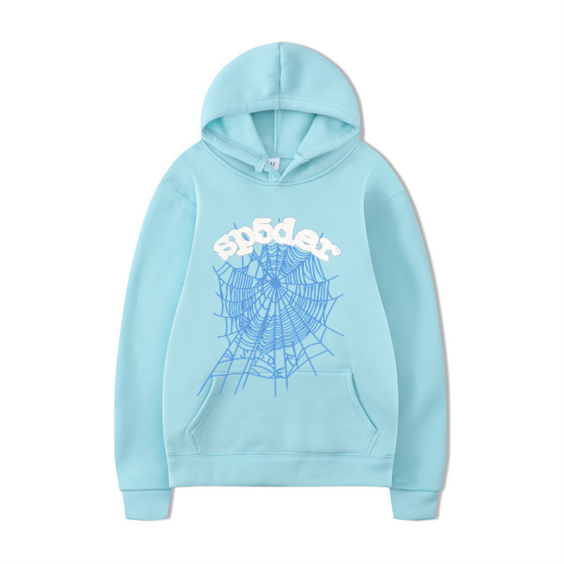 Cross-Border European and American Hoodies 555 Spider Series Men's and Women's Pullover Sweatshirts Autumn and Winter Printed Sweatshirts Wholesale Cross-Border European and American Hoodies 555 Spider Series Men's and Women's Pullover Sweatshirts Autumn and Winter Printed Sweatshirts Wholesale
