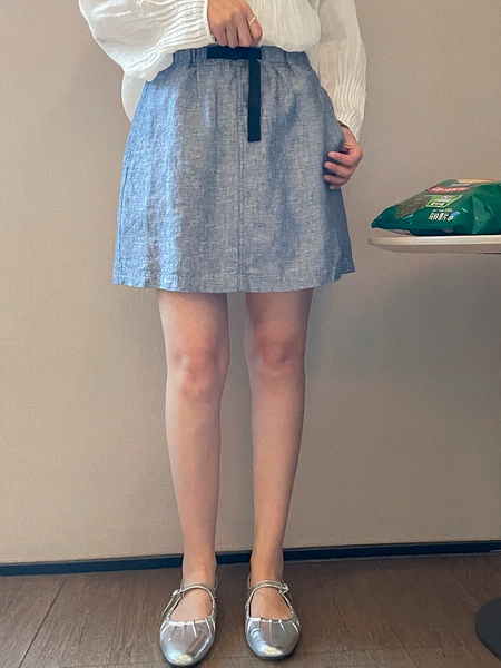 Color weaving denim blue