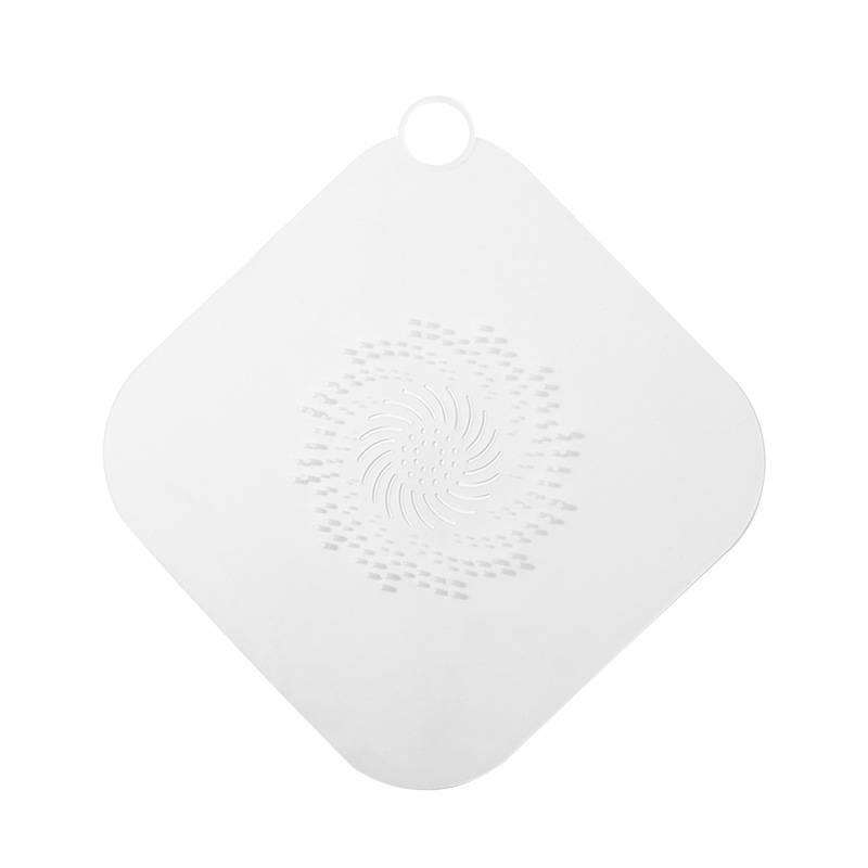 Gran desagüe de piso transparente