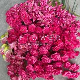 玫红色桃粉色 仿真花鹅掌玫瑰百合花绣球玫瑰牡丹特价批发库存花