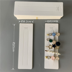 kp567 about 100 Korean style five-card slot hairpins, cardboard, cardboard clips, cards, jewelry paper cards 6.2*21