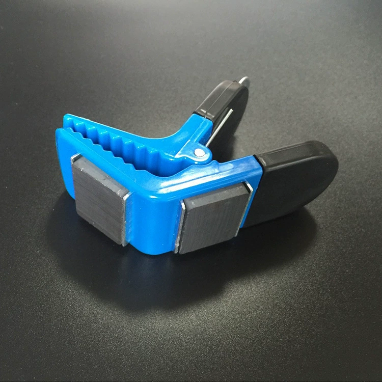 Кисть для рисования, зажим для синего дельфина, универсальный держатель, сильная адсорбция, металлический магнит для открывания крышек