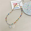 Retro beaded bracelet, universal cute necklace from pearl, flowered