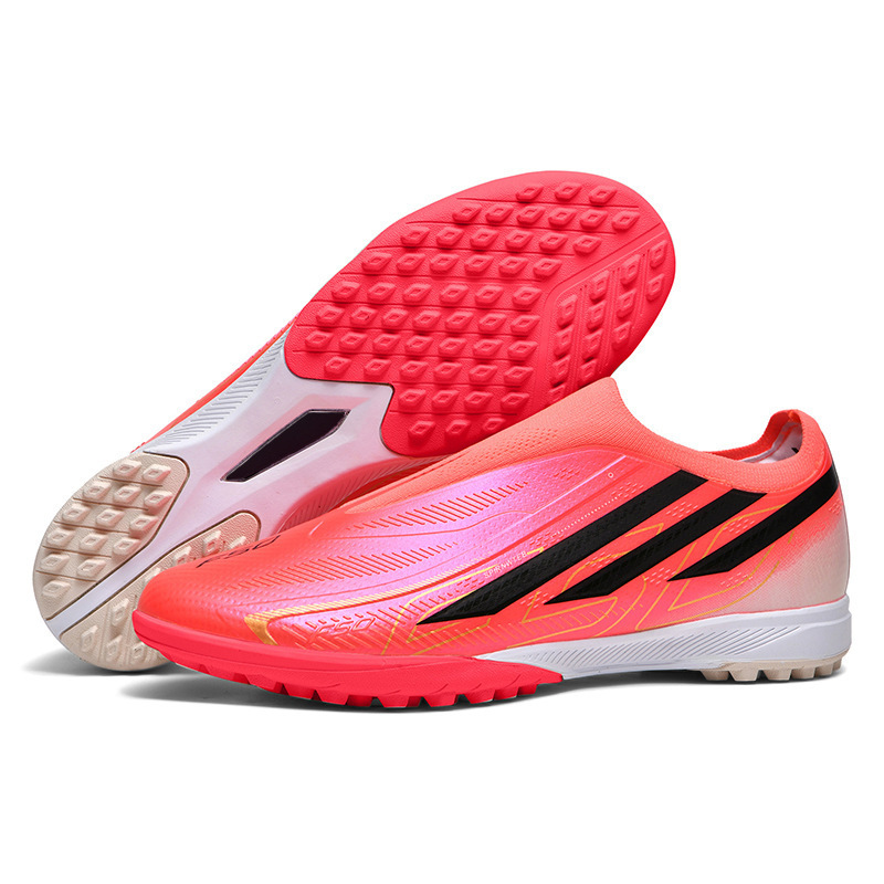 Zapatos de Fútbol de Corte Bajo con Tejido de TPU Transpirable para Césped Artificial y Natural