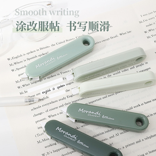 Gradient Correction Tape for Girls, Gentle and Miniature Correction Tape, Cute Fairy, High-End Style, Micro Edition