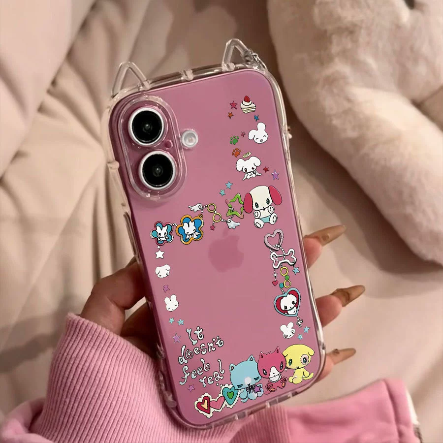 Яблоко, iPhone15, мультяшный совместимый чехол, 15прмакс