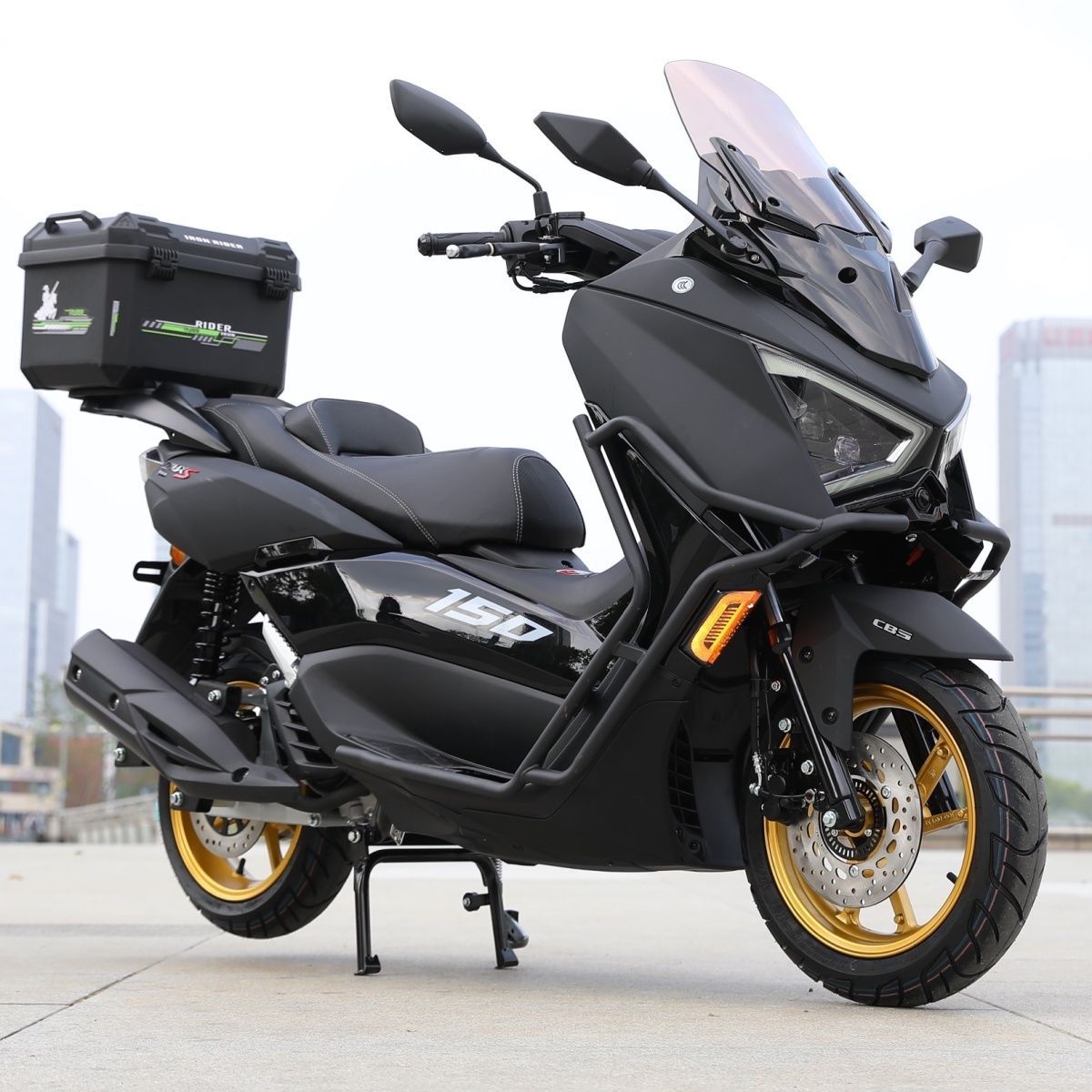 New Model Abs Warrior 4Th Generation 150Cc Scooter, National Standard Iv, Fuel-Efficient, High-Performance, Popular Off-Road Export Model