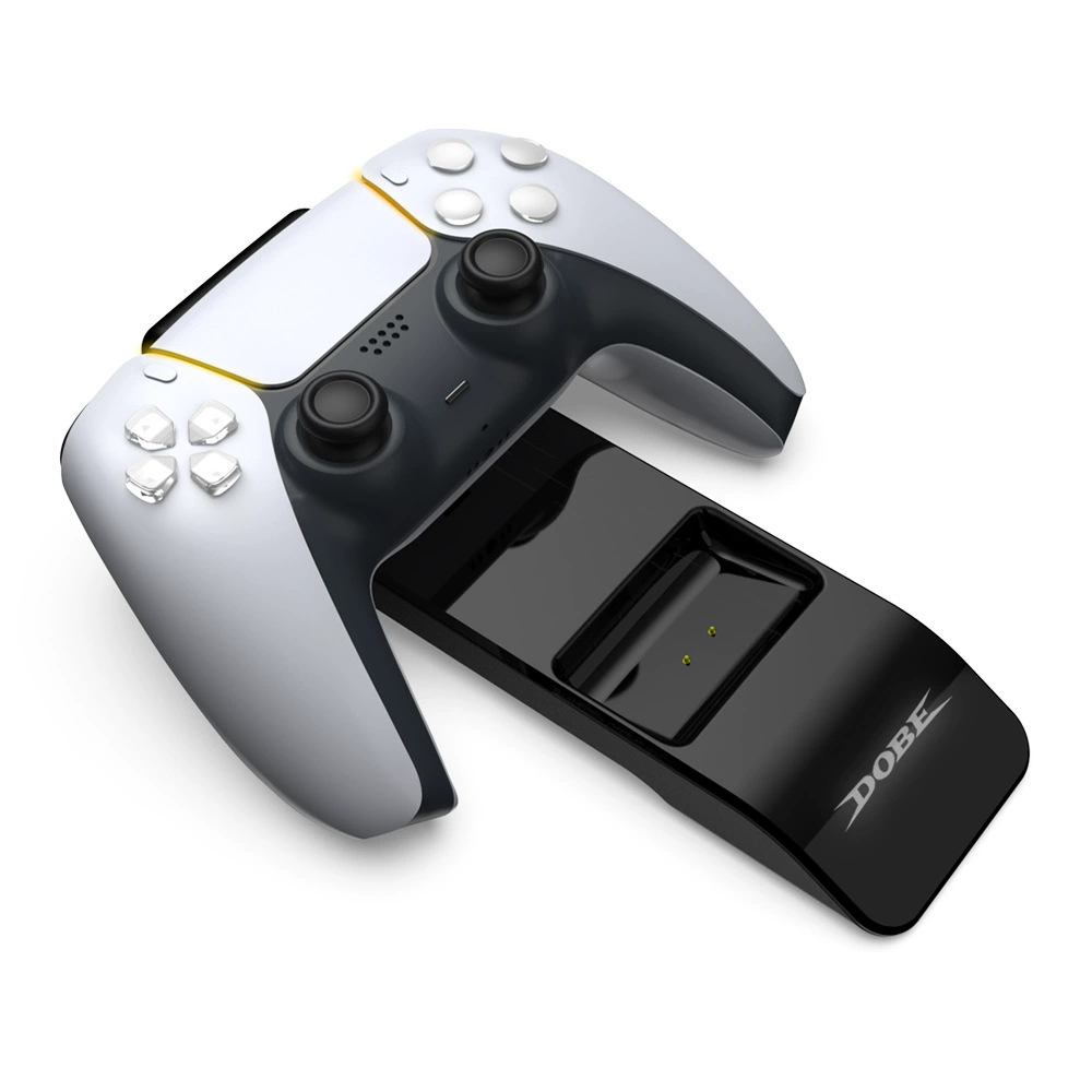 Беспроводной игровой контроллер для PS5, держатель с контактом для зарядки, двойное сиденье, зарядное устройство для PS5 контроллер TP5-0562