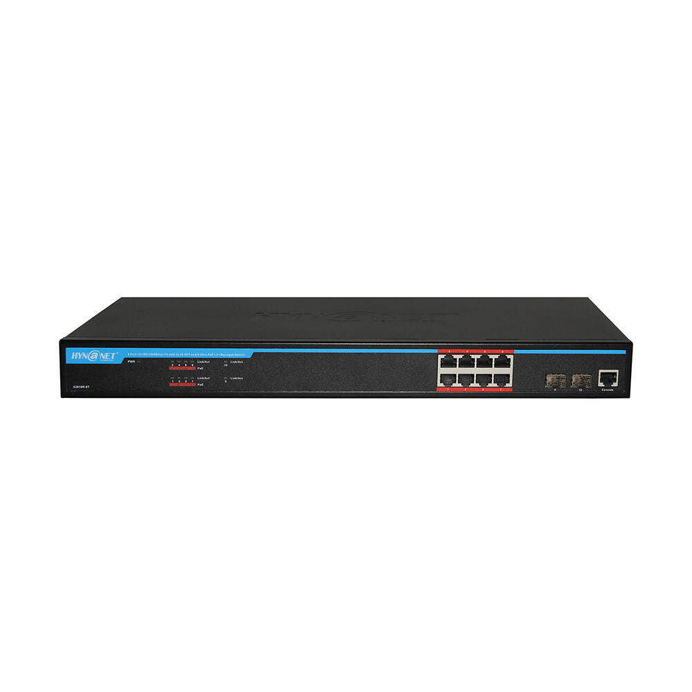 POE++ 管理型交换机，8个千兆口输出90W，2个SFP，满足标准bt协议