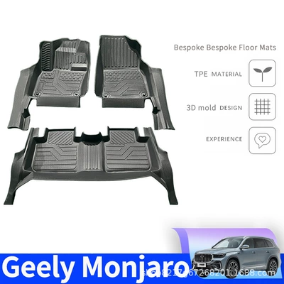 Geely Xingyue L, Monjaro 22-26 modelləri üçün TPE avtomobil döşəmə xalçaları