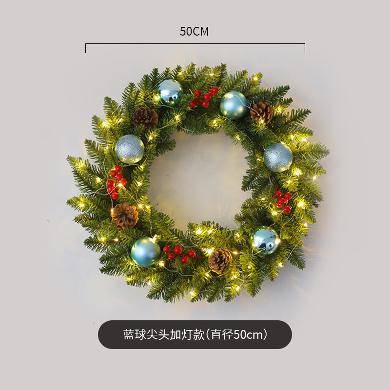 Cabeza puntiaguda de bola azul más tipo de lámpara (diámetro 50cm)