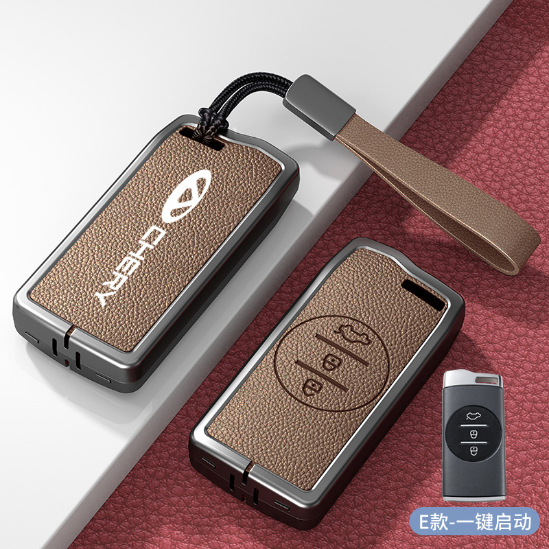 E형 카키색 아연 합금 쉘 + 핸드 스트랩