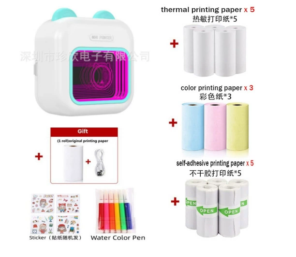 Small printer, wireless photo, universal mobile phone