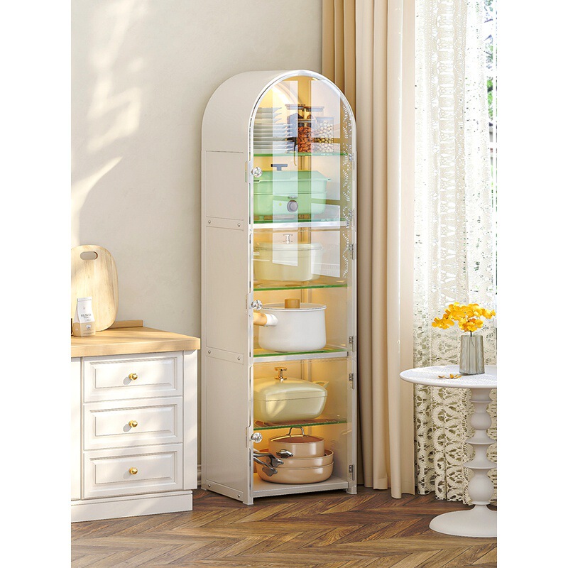 Germany's 2026 New Model Mhflins Arched Storage Cabinet Kitchen Multi-Functional Storage Rack Floor-Standing Multi-Layer Three-Tier