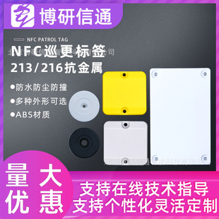 Rfid Patrol Inspection Digital Tag Nfc213/216 Anti-Metal Pallet High Protection Ip68 Warehousing Management