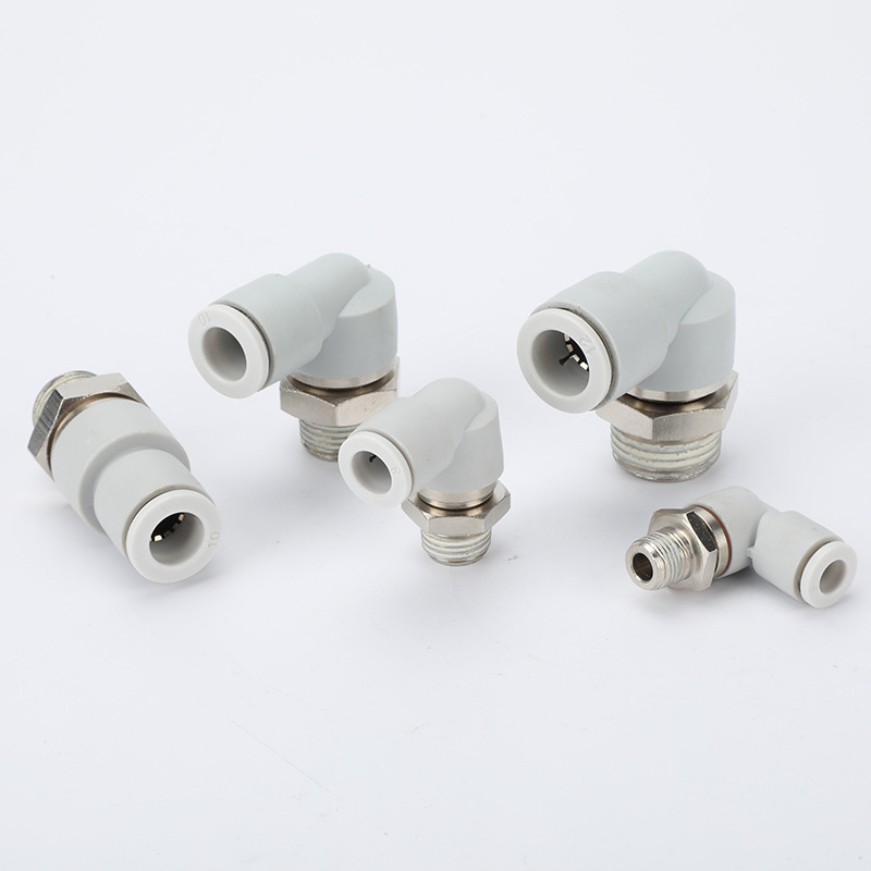 SMC�͸�����ת��ͨKXL/KXH04-M5 360������ֱ�Ǹ�����ת���ܽ�ͷ