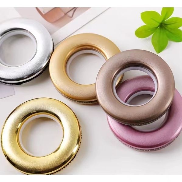 Anillo de cortina gruesa de cabello recto anillo de fijación de anillo de cortina universal anillo de cortina de varilla romana agujero redondo