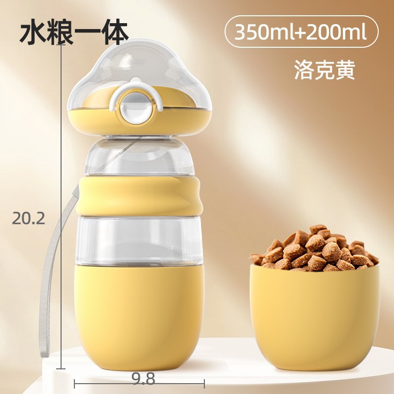 Perro de viaje taza de agua dispensador de agua portátil hervidor de agua para mascotas perro de viaje beber suministros para mascotas