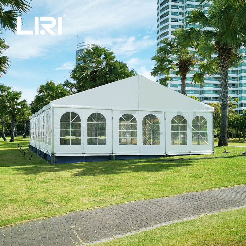 白色铝合金棚房婚庆婚礼活动篷房红白喜事用的棚聚会帐篷厂家出售