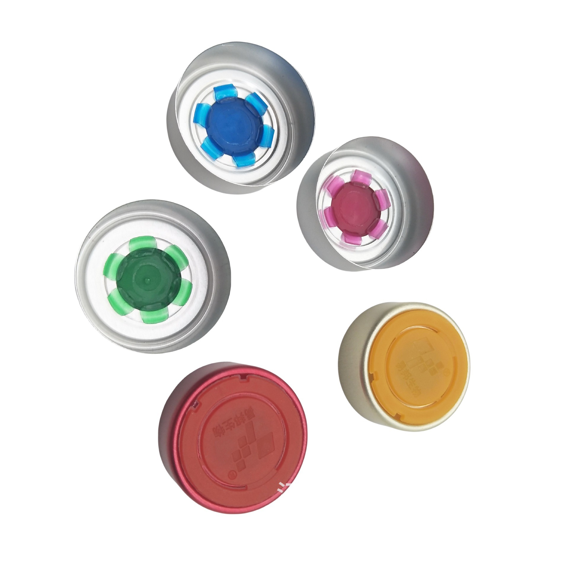 厂家定制20mm西林瓶铝塑盖玻璃小药瓶易撕拉铝塑组合盖冻干粉瓶盖