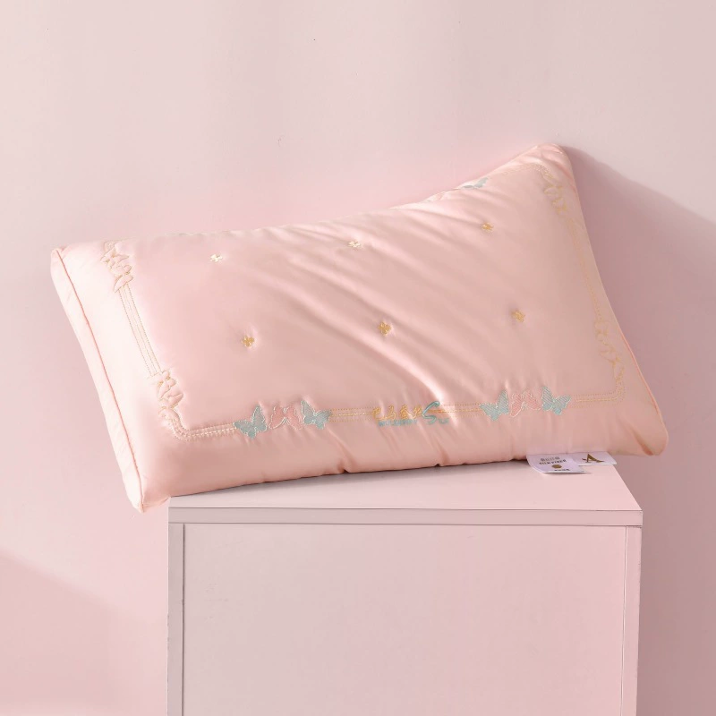 Cotton soft pillow for home use for men and women, with neck protection