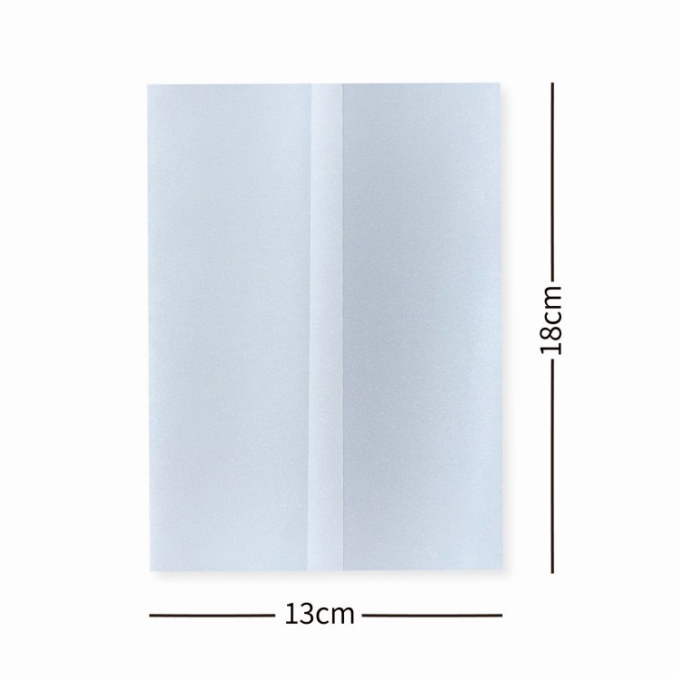 Sobres de papel de ácido sulfúrico transparente al por mayor bolsa de embalaje de invitación de boda tarjeta de bronceado manicura de sentido avanzado bolsa de sobres en blanco