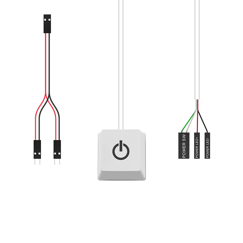 パソコンの電源ボタンの外付けデスクトップ本体の電源ボタンの外付け延長線ネットカフェの家庭用カスタマイズ|undefined
