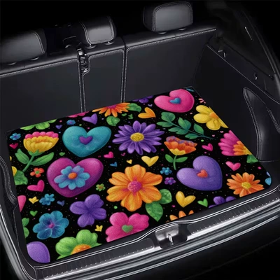 floor mat | Avtomobil döşəmə paspasları - 421ans-10-75100cmcrystal-velvet-with-dotted-plastic-backing