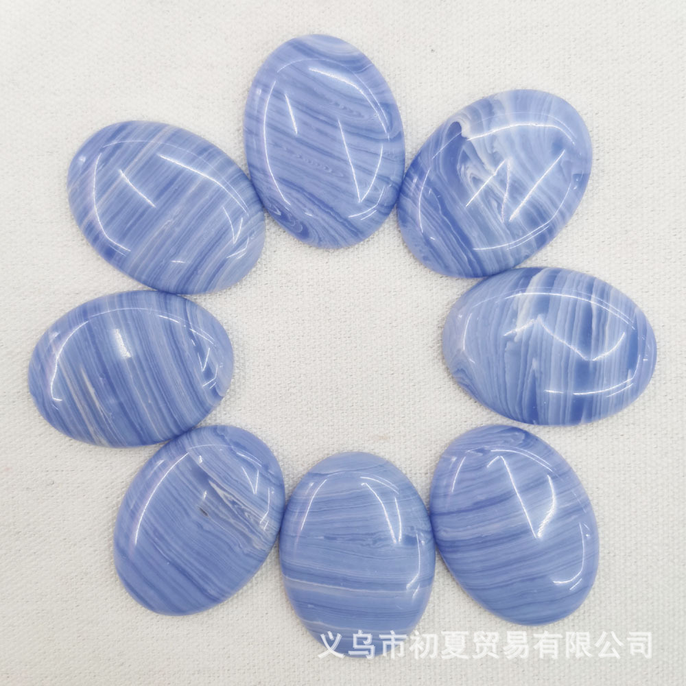 速売通爆金30x40mm天然石戒面石パッチdiyビーズ部品卸売り