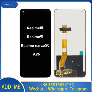 Applicable to OPPO A96 4G mobile phone screen Realme 8i/9i internal and external integrated screen assembly touch screen LCD