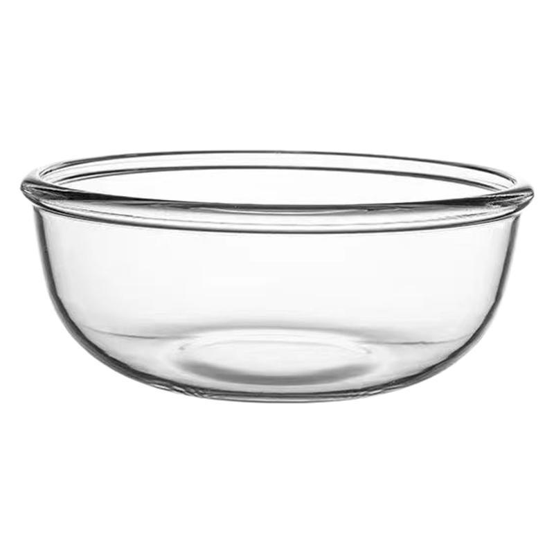 utensilios de calentamiento de microondas tazón de vidrio transparente resistente a altas temperaturas ensalada doméstica tazón de arroz grande tazón de sopa platos set platos cubiertos