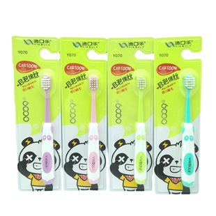 Yikoule Y070 soft bristle children's household toothbrush filament soft bristle independent packaging factory free shipping