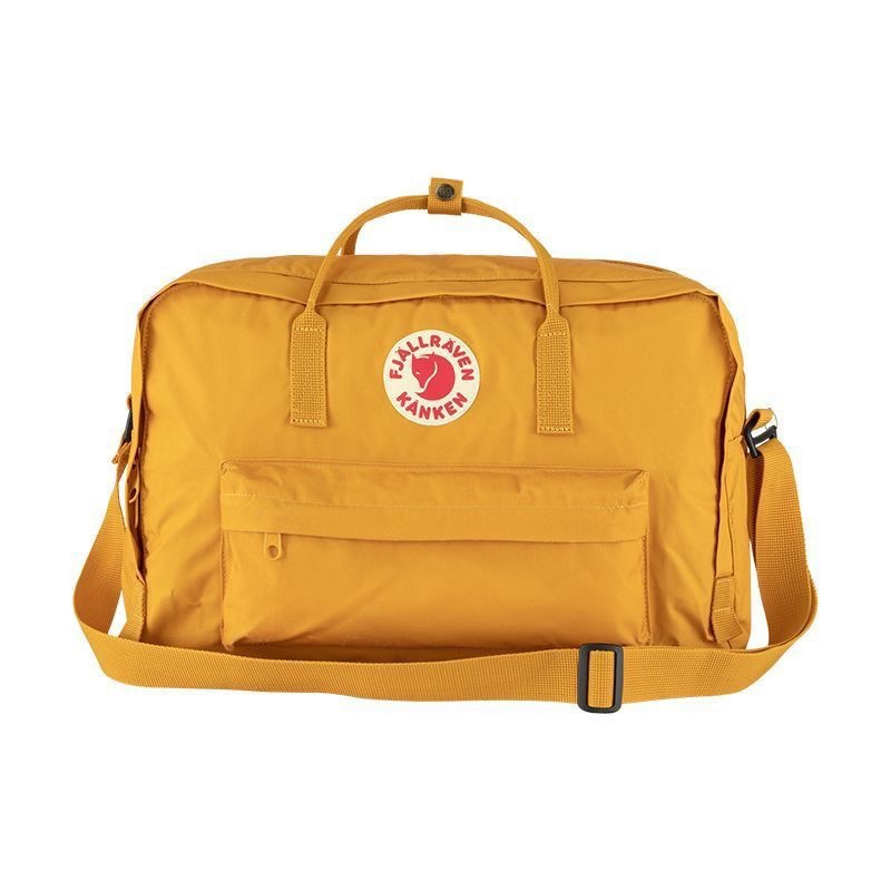 Earthy yellow (ocher) travel bag