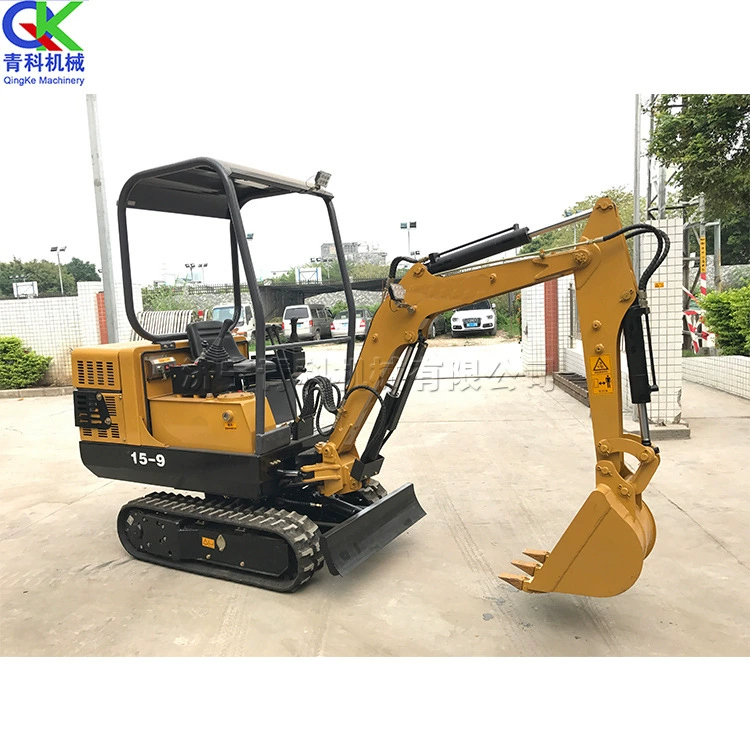 Малогабаритный гусеничный экскаватор, строительный экскаватор, оборудование для рытья сельскохозяйственных канав