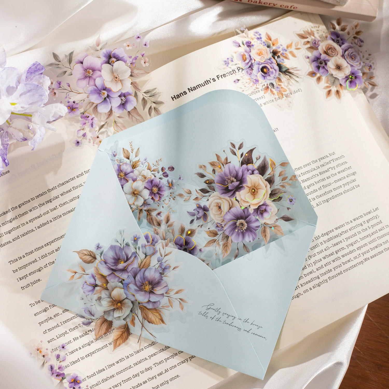 Цветочная серия «Остров цветения», наклейки «Красивый день», цветочная тема, справочник, материал «сделай сам», декоративные наклейки, 20 листов, 6 стилей