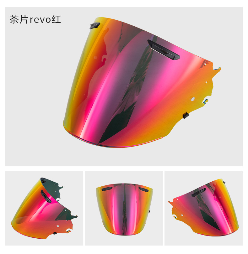 Helmet Vz-Ram Lens Compatible with Motorcycle Three-Quarter Helmets Vas-Z, Sz-R Vas Riding Accessories