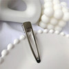 Metal brand matte hairgrip, Japanese and Korean, simple and elegant design