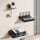 Wall-mounted camera bracket multi-use wall set-top box projector support rack punch-free router storage rack