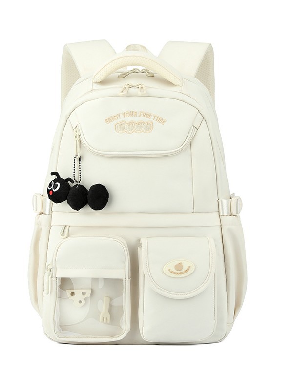 Mochila estilo campus japonés hermosa, mochila de alta capacidad, mochila de estudiantes de tercer a sexto grado.