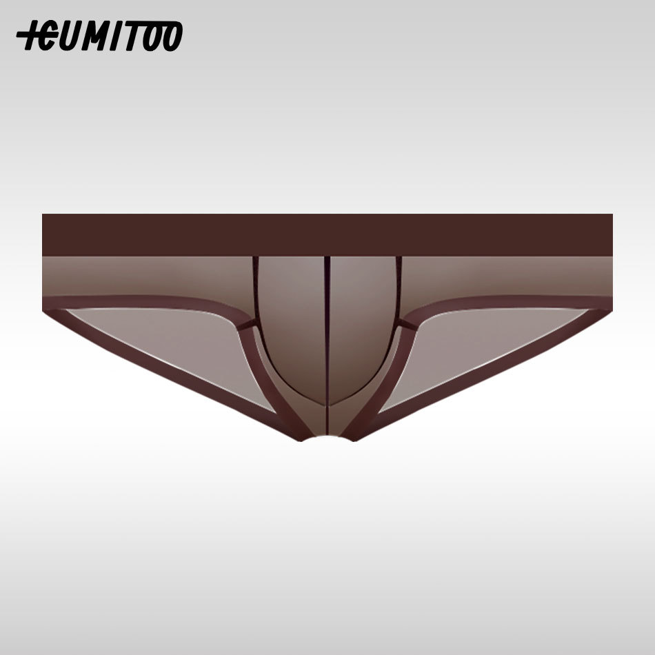 Men's Underwear Small Boxer Briefs Ice Silk Seamless Ultra-Thin 50 Japanese Style Transparent Ultra-Low Waist Sexy Tight Boxer Briefs