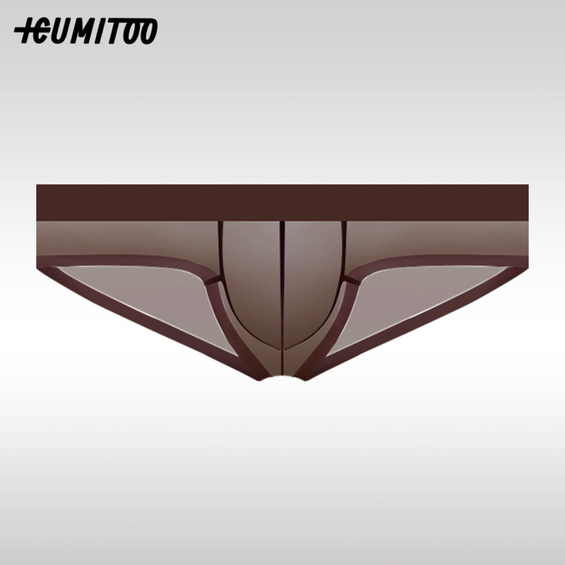 Men's Underwear Small Boxer Briefs Ice Silk Seamless Ultra-Thin 50 Japanese Style Transparent Ultra-Low Waist Sexy Tight Boxer Briefs