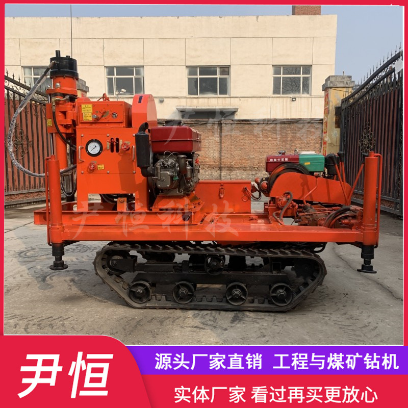 履带全柴动注浆钻机 石家庄履带钻机厂家 地基工程注浆加固取芯
