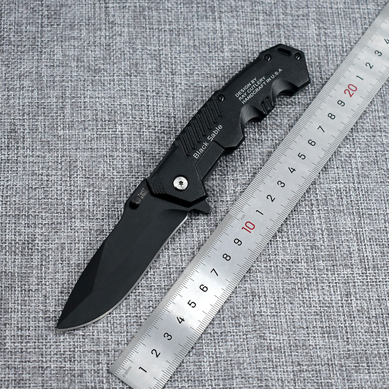 高硬度折叠刀野营战术口袋刀多功能求生野外生存刀折刀礼品