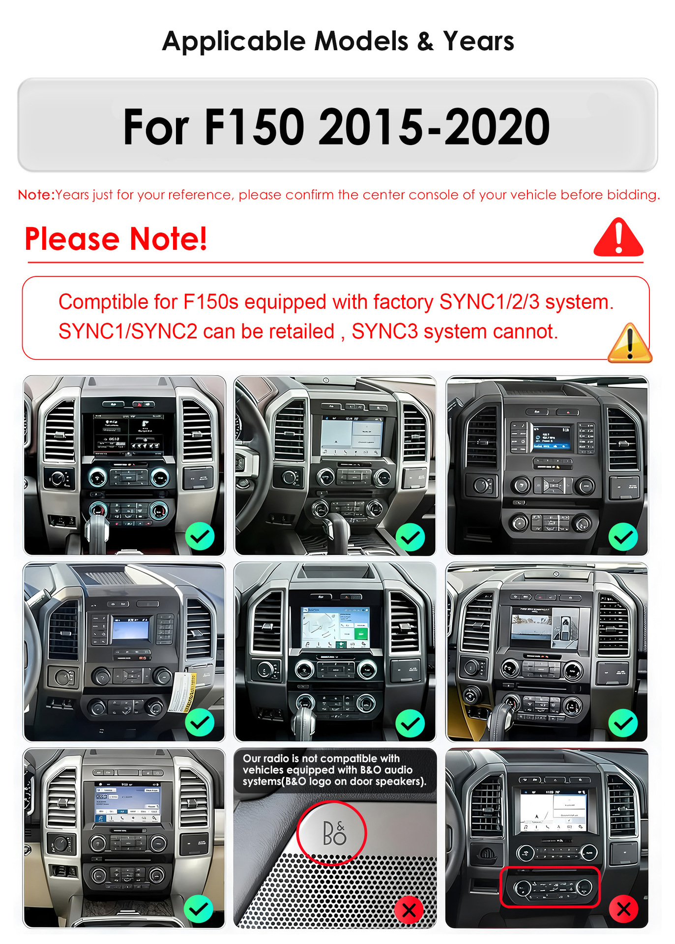 Foreign Trade 12.1inch Suitable for Ford Raptor F150 2015-2021 Vertical Screen Central Control Android Large Screen Navigation