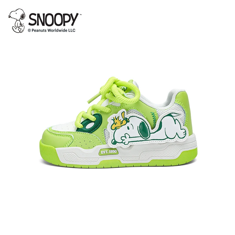 [snoopy史努比童鞋儿童板鞋新年中国红儿童男童女童运动鞋保暖潮鞋]