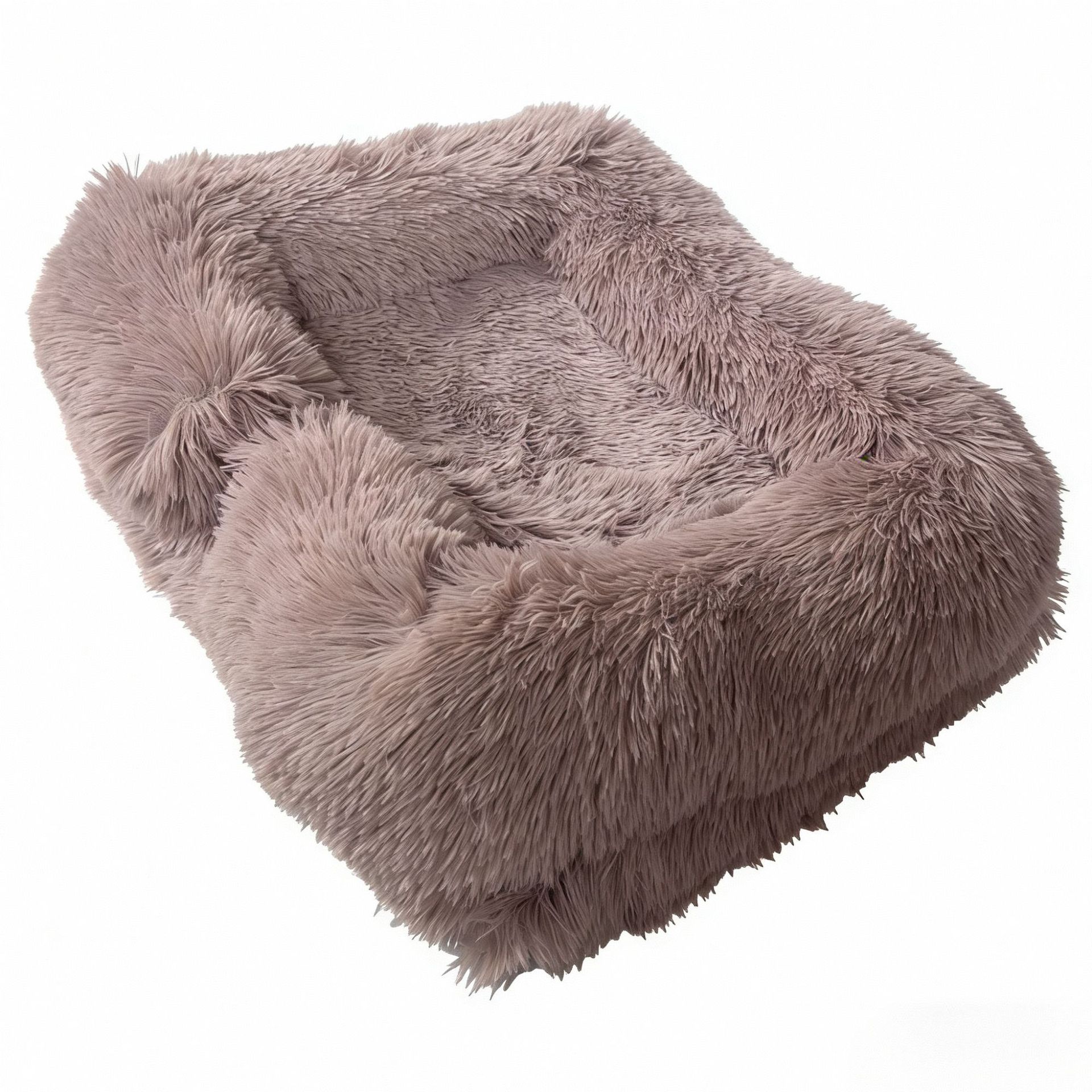 Fábrica de peluche de invierno para mascotas peluche para gatos nido para perros cuadrado cojín para mascotas cama para gatos cama para perros suministros para mascotas