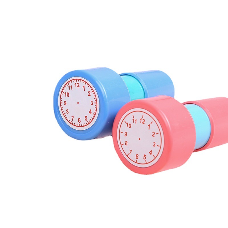 Ver enseñanza ayudas sello primer y segundo grado comprensión reloj enseñanza reloj sello primavera colgante fotosensible pequeño sello al por mayor